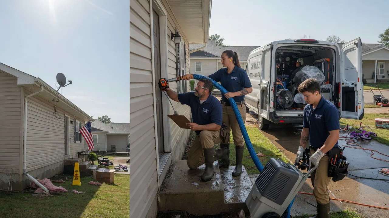 Ceiling Water Damage Restoration in Urbana, MO near me